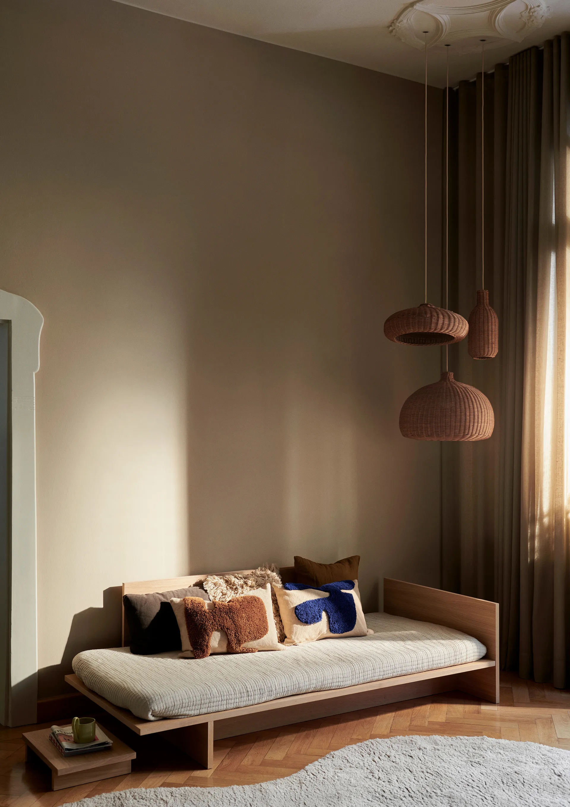 Lay ορθογώνιο μαξιλάρι 40x60 cm, Sand / Sugar Kelp Ferm Living