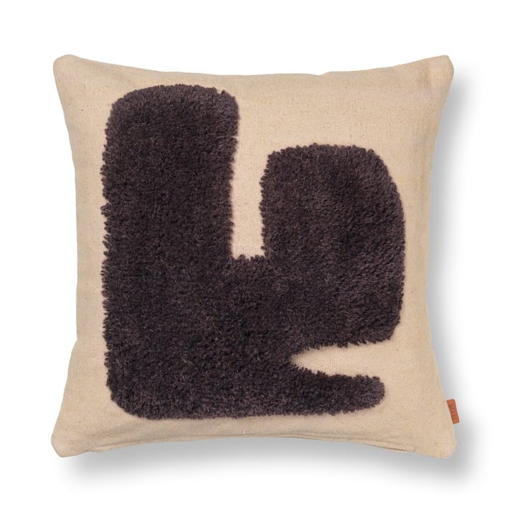 Μαξιλάρι Lay 50x50 cm, Sand / Dark Brown Ferm Living