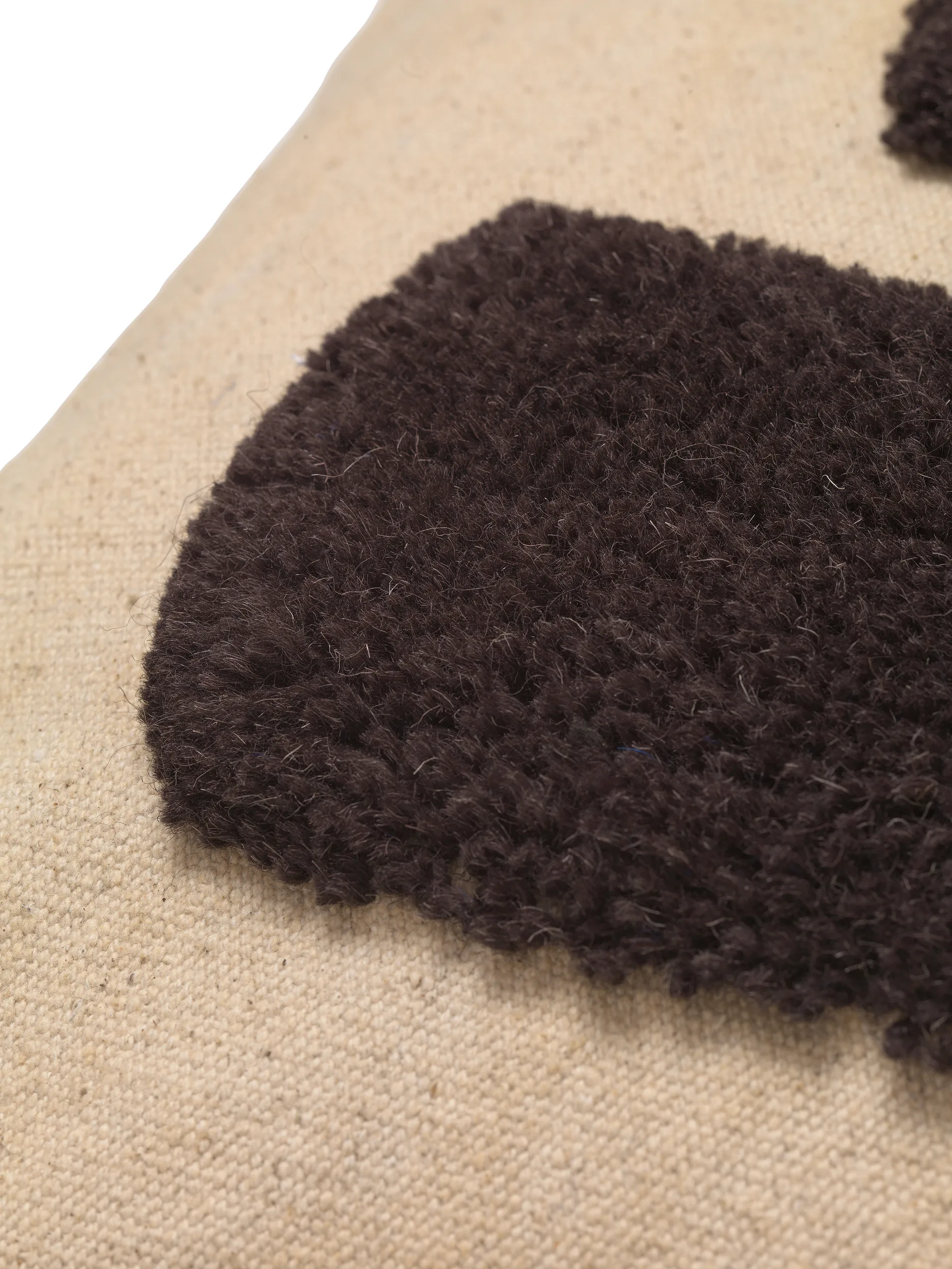 Μαξιλάρι Lay 50x50 cm, Sand / Dark Brown Ferm Living