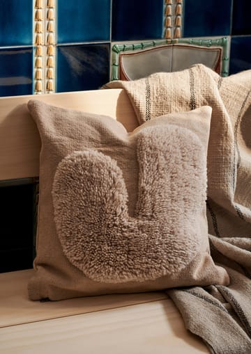 Μαξιλάρι Lay 50x50 cm - Sand / Off-white - Ferm Living
