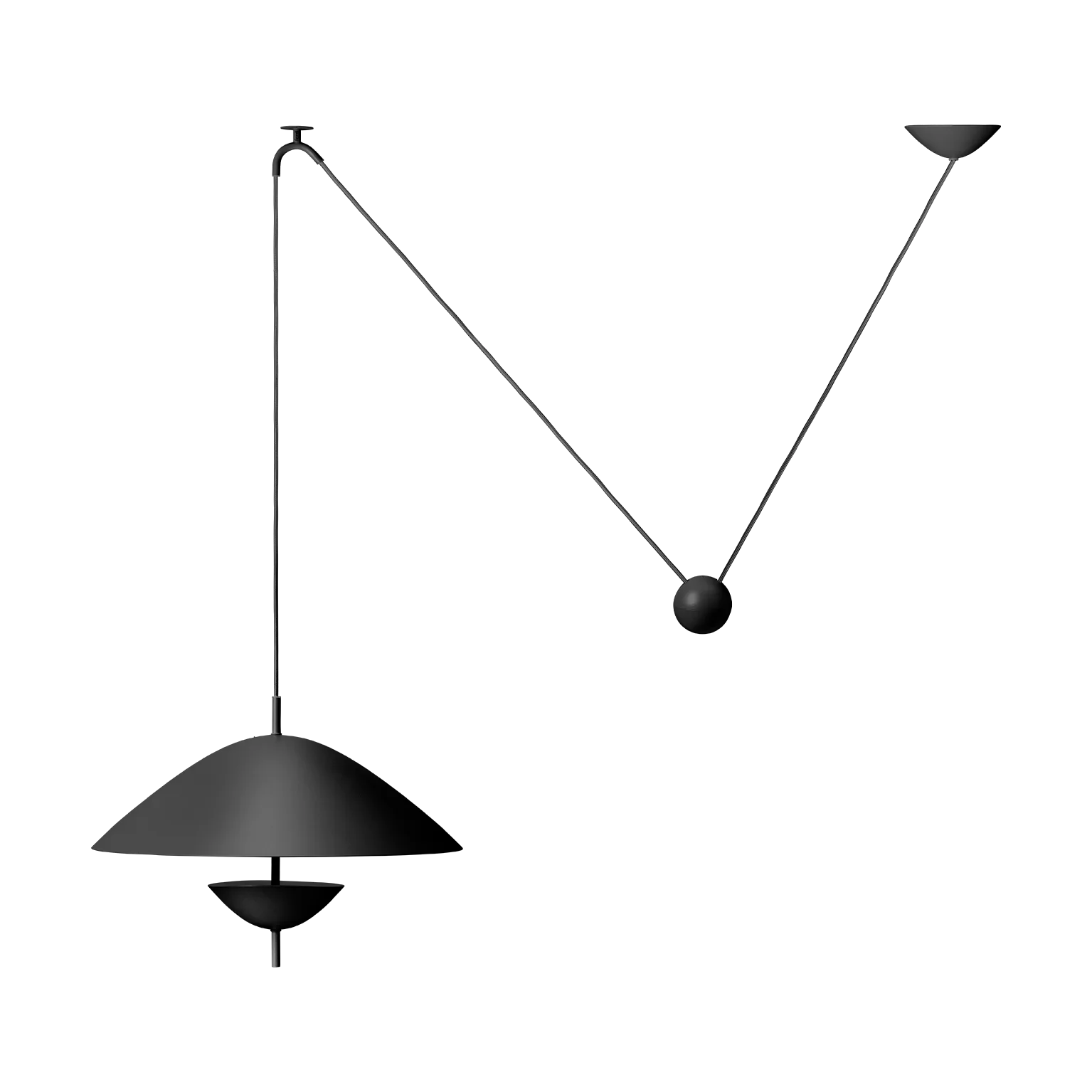 Lod κρεμαστό φωτιστικό, Μαυρισμένος σίδηρος Ferm Living