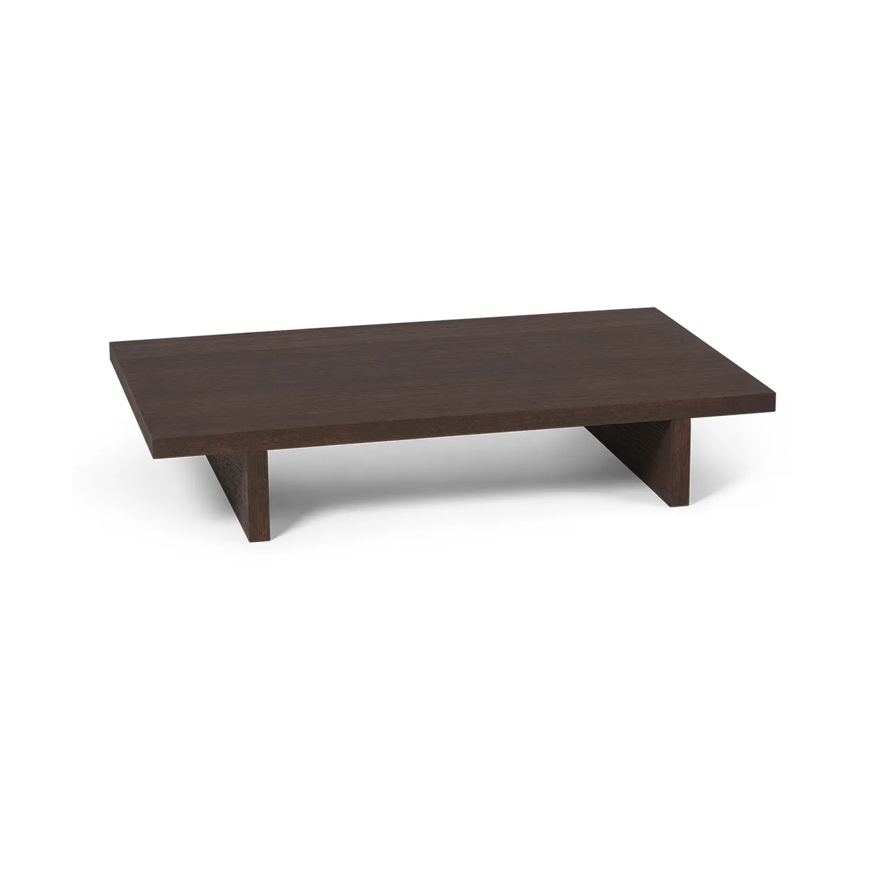 Low table Τραπεζάκι Kona, Dark Stained oak veneer Ferm Living