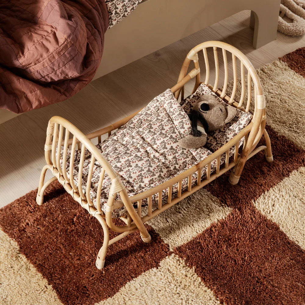 Mara χαλί, bright blue/offwhite, l, 120x180 cm Ferm Living