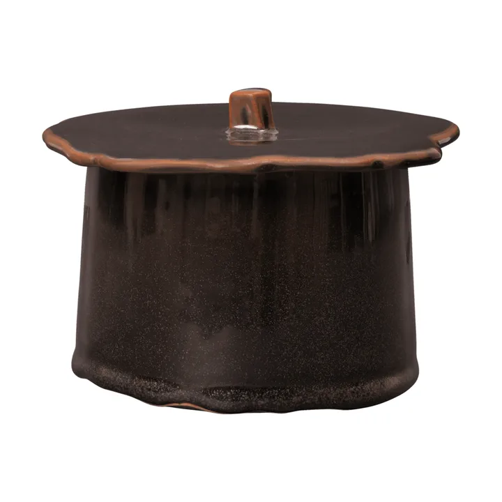 Βάζο Marnen με καπάκι - Carob brown, Ø11x9 εκ. - Ferm Living
