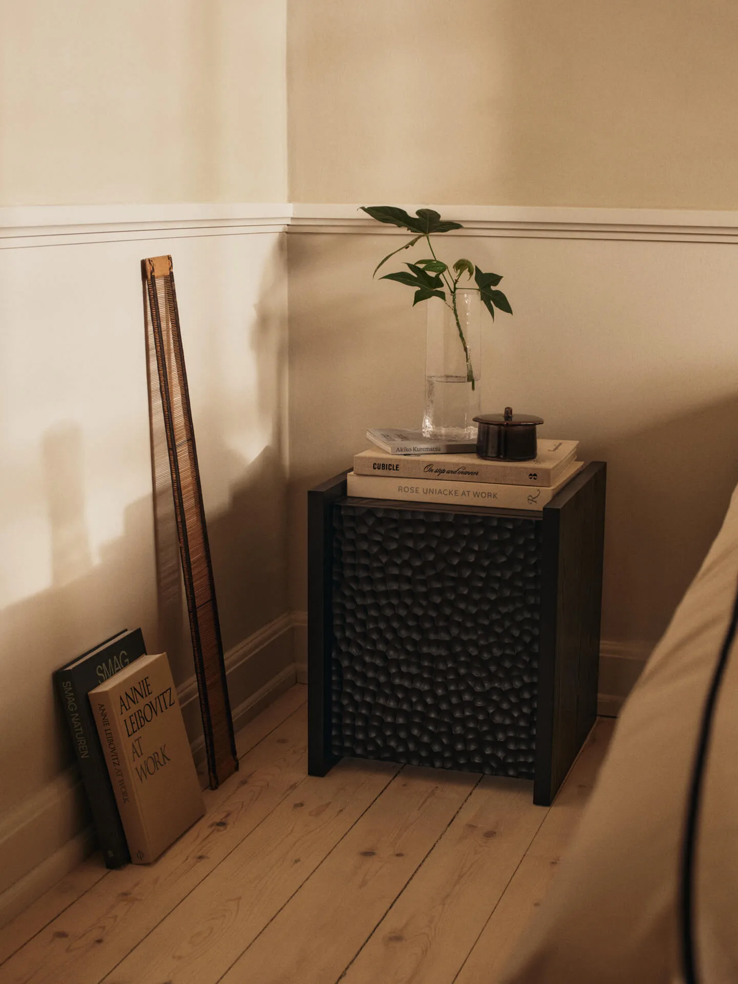 Βάζο Marnen με καπάκι, Carob brown, Ø11x9 εκ. Ferm Living