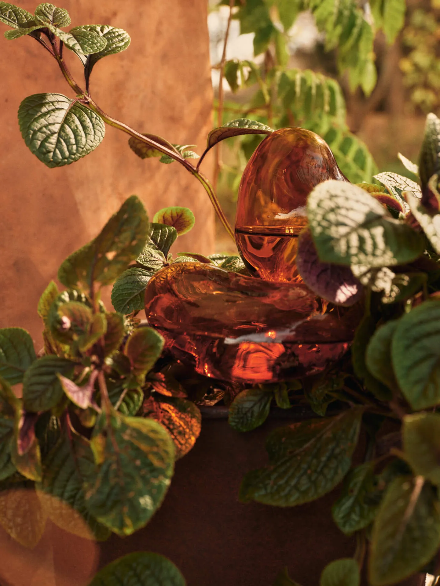 Γυάλινη σφαίρα ποτίσματος Mercury, σετ 2 τεμαχίων, Amber, 15x24 εκ. Ferm Living