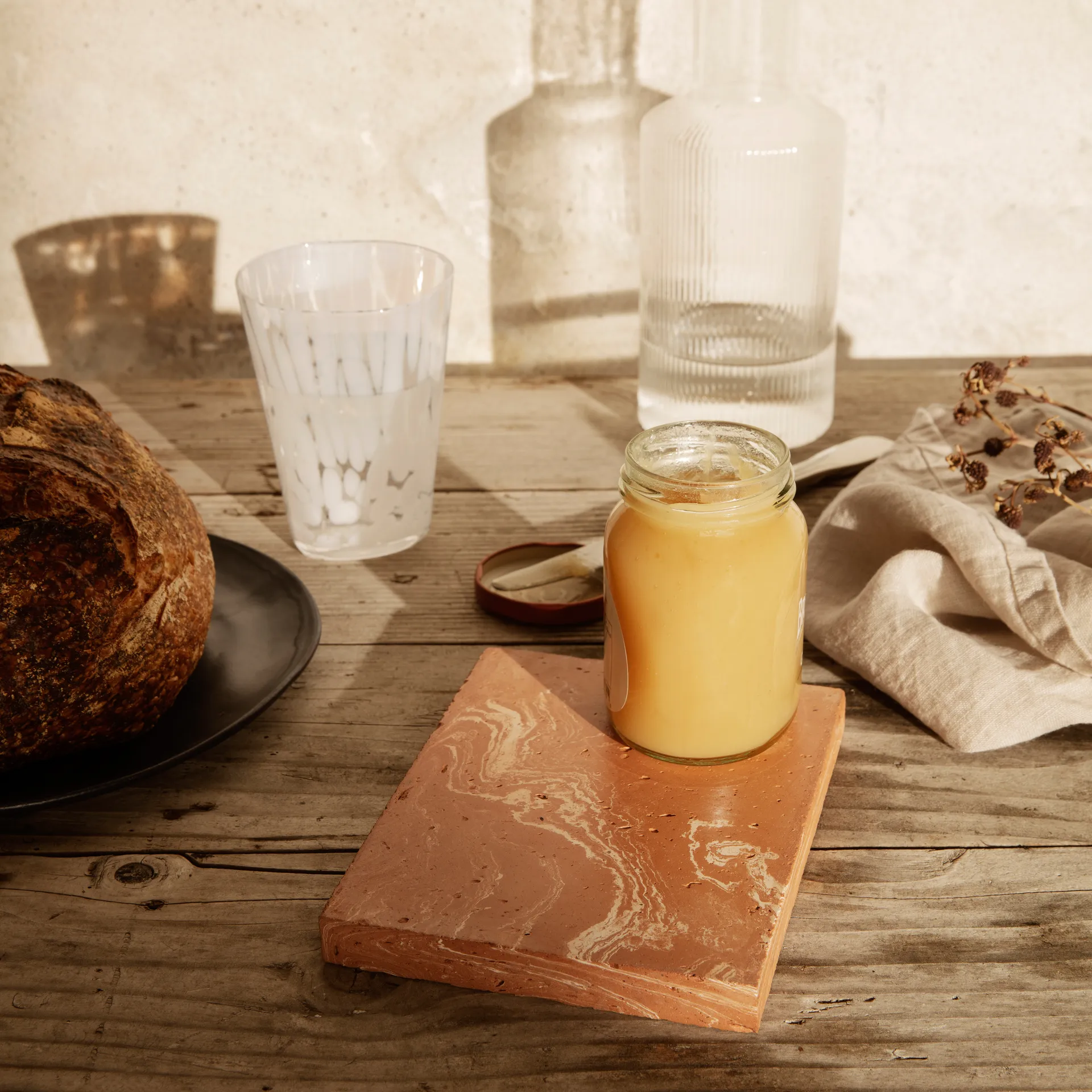 Merge κεραμικό σουβέρ, τερακότα Ferm Living