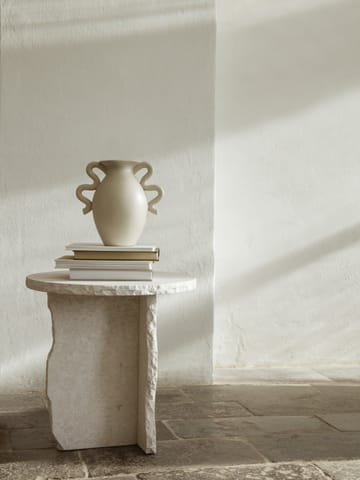 Mineral σκαλιστό τραπέζι 52cm - Bianco Curia - Ferm Living