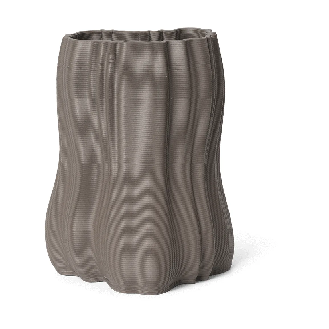 Moire βάζο 20 cm, Άνθρακας Ferm Living