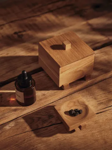 Moku δίσκος - Ανεπεξέργαστη δρυς, 7x8 εκ. - Ferm Living