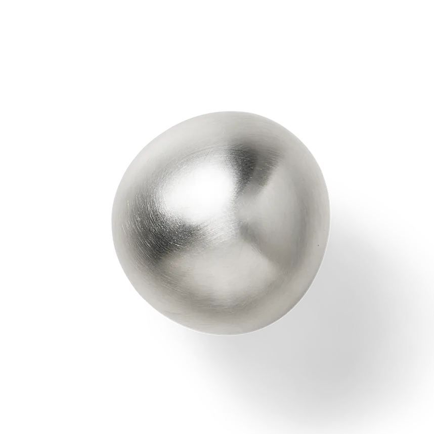 Mushroom γάντζος, Brushed stainless steel Ferm Living