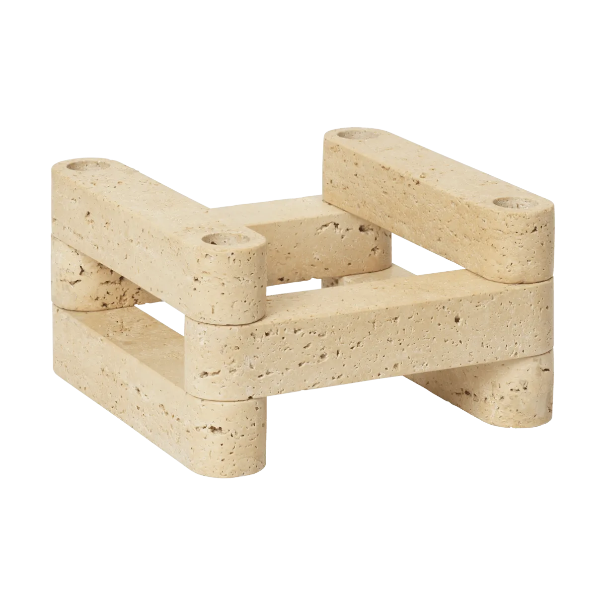 Newel modul κηροπήγιο 6 τεμάχια
, Travertine Ferm Living