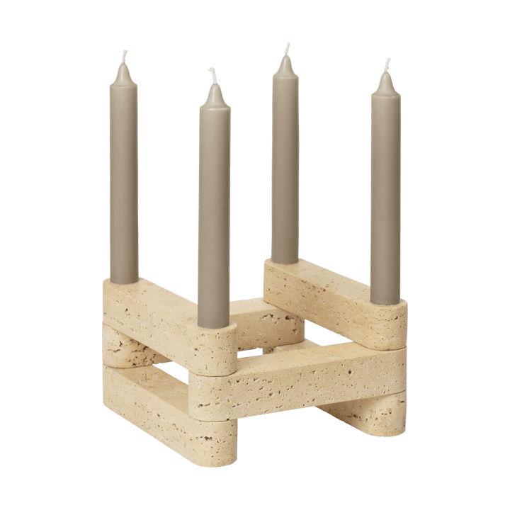 Newel modul κηροπήγιο, Travertine Ferm Living