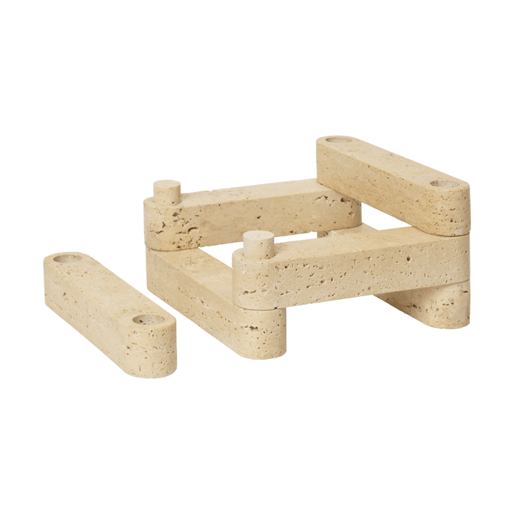 Newel modul κηροπήγιο, Travertine Ferm Living
