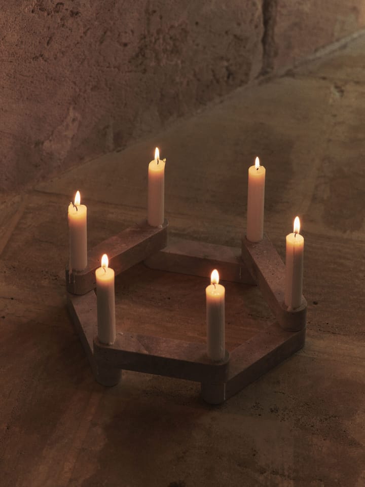 Newel modul κηροπήγιο, Travertine Ferm Living
