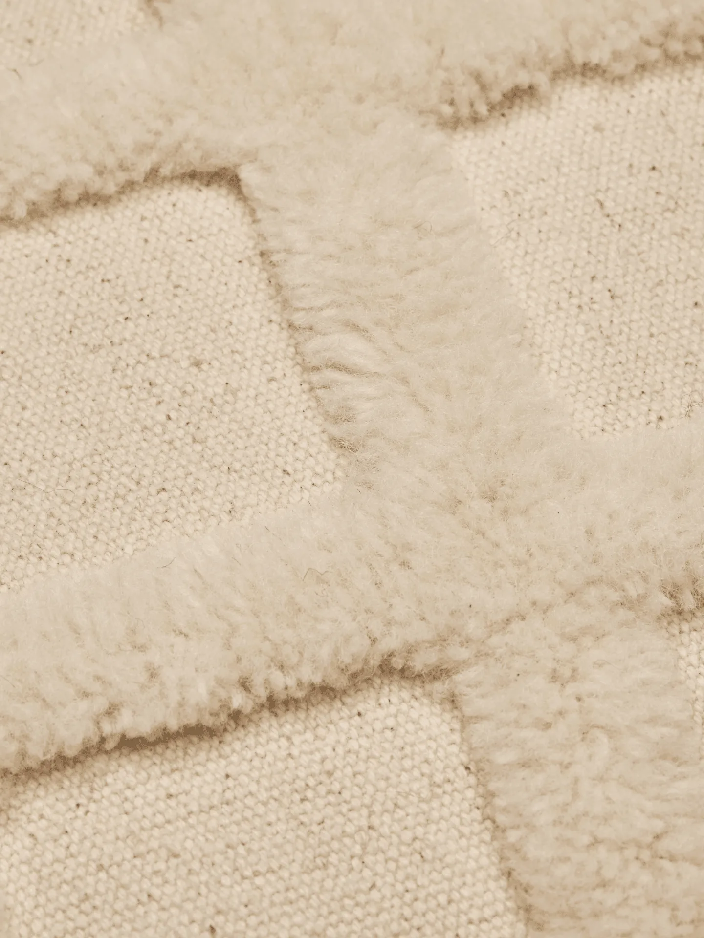 Norte grid μαξιλάρι, Off-white, 50x50 εκ. Ferm Living