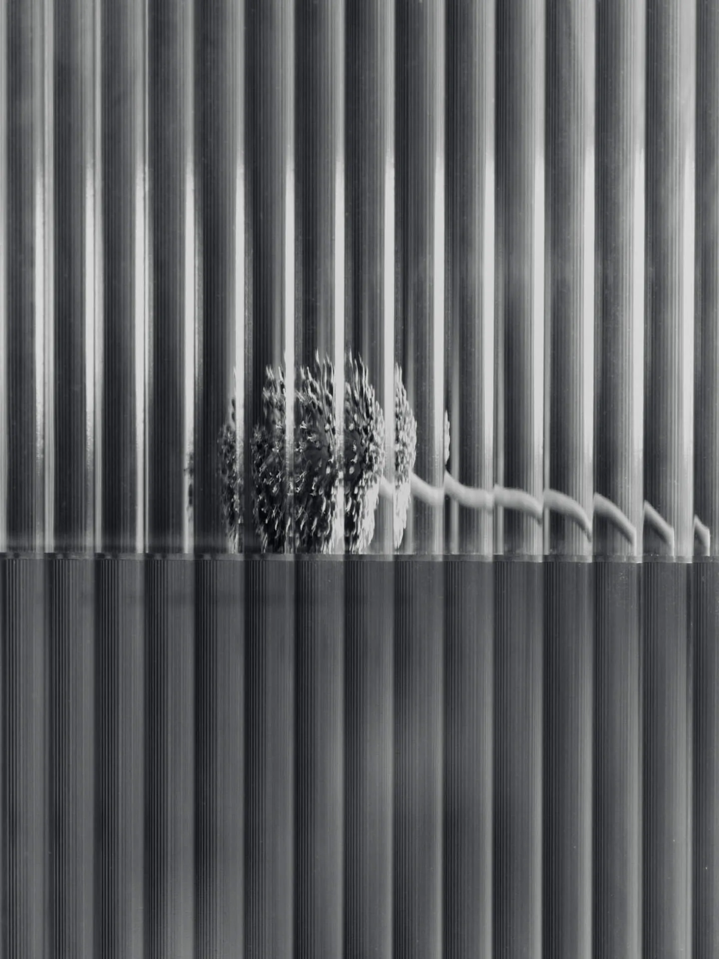Nova πίνακας ανακοινώσεων 45x100 εκ., Reeded glass - stainless steel Ferm Living