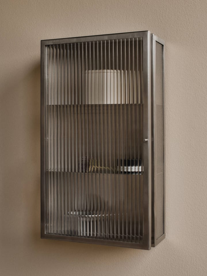Nova πίνακας ανακοινώσεων 45x100 εκ., Reeded glass - stainless steel Ferm Living