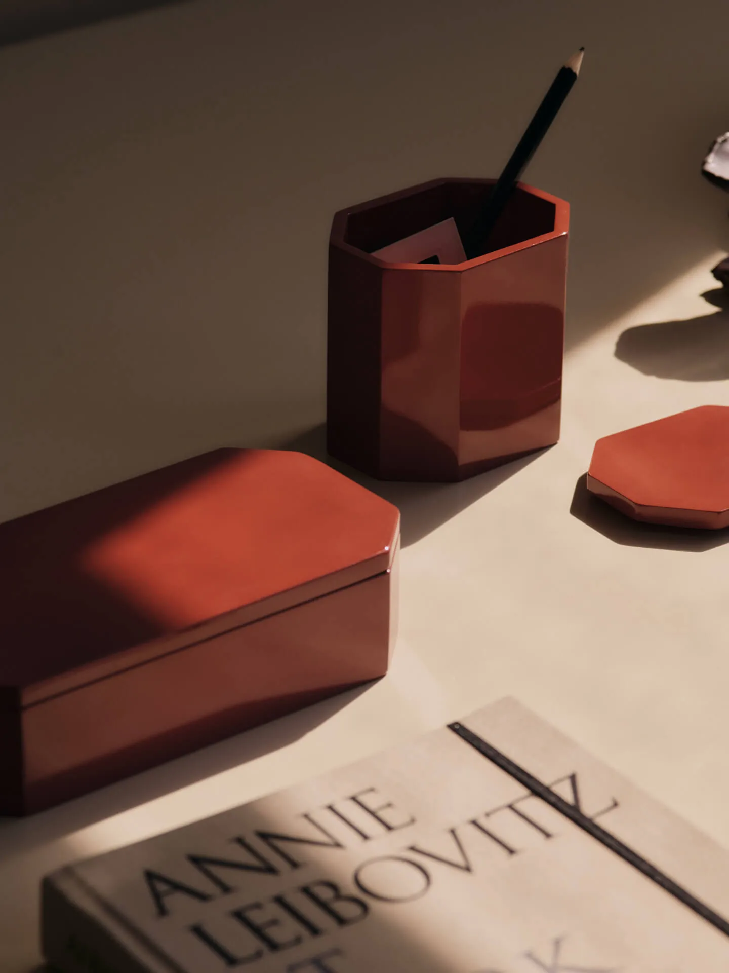 Nova κουτί αποθήκευσης 7,5x10 cm, Picante Red Ferm Living