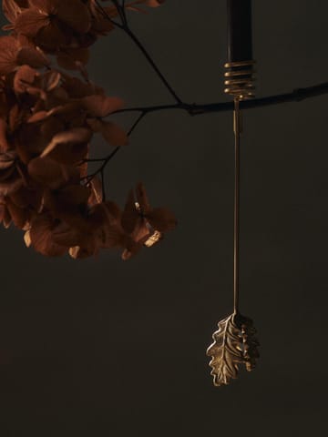 Oak leaf Christmas tree κηροπήγιο (σετ 4 τεμαχίων) - Brass - Ferm Living