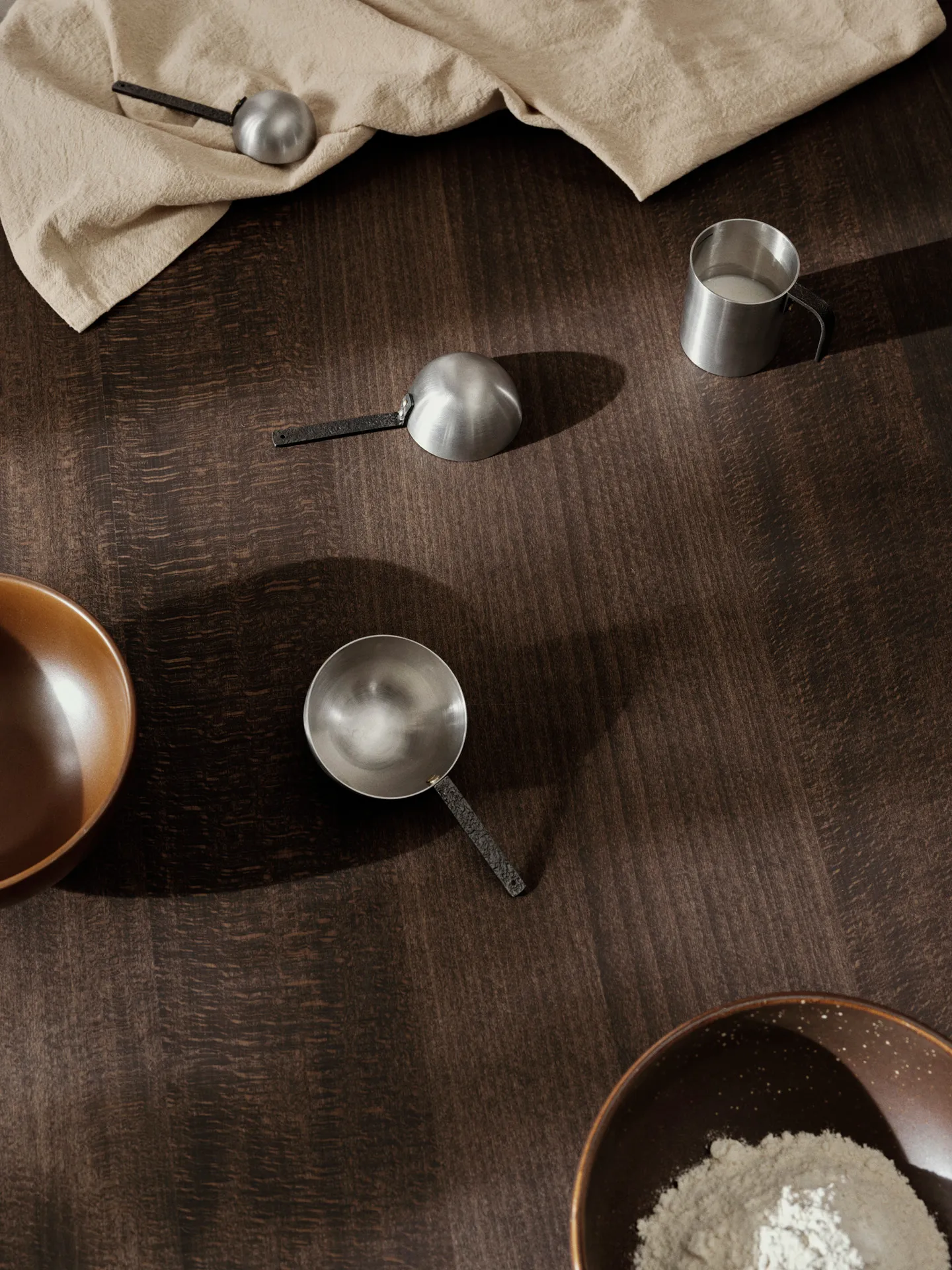 Σετ μέτρησης Obra Measuring Spoons 3 τεμαχίων, Stainless Steel Ferm Living