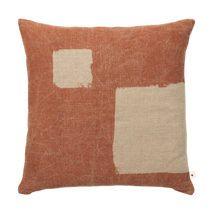 Κάλυμμα μαξιλαριού Oleo 50x50 cm - Terracotta-Natural - Ferm Living