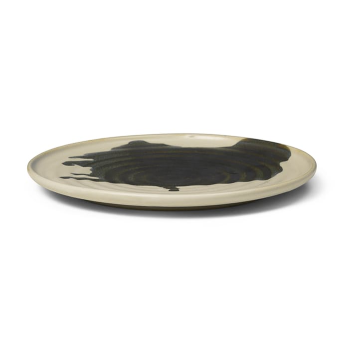 Μικρό πιάτο Omhu διαμέτρου 21 εκατοστών, off white-charcoal Ferm Living