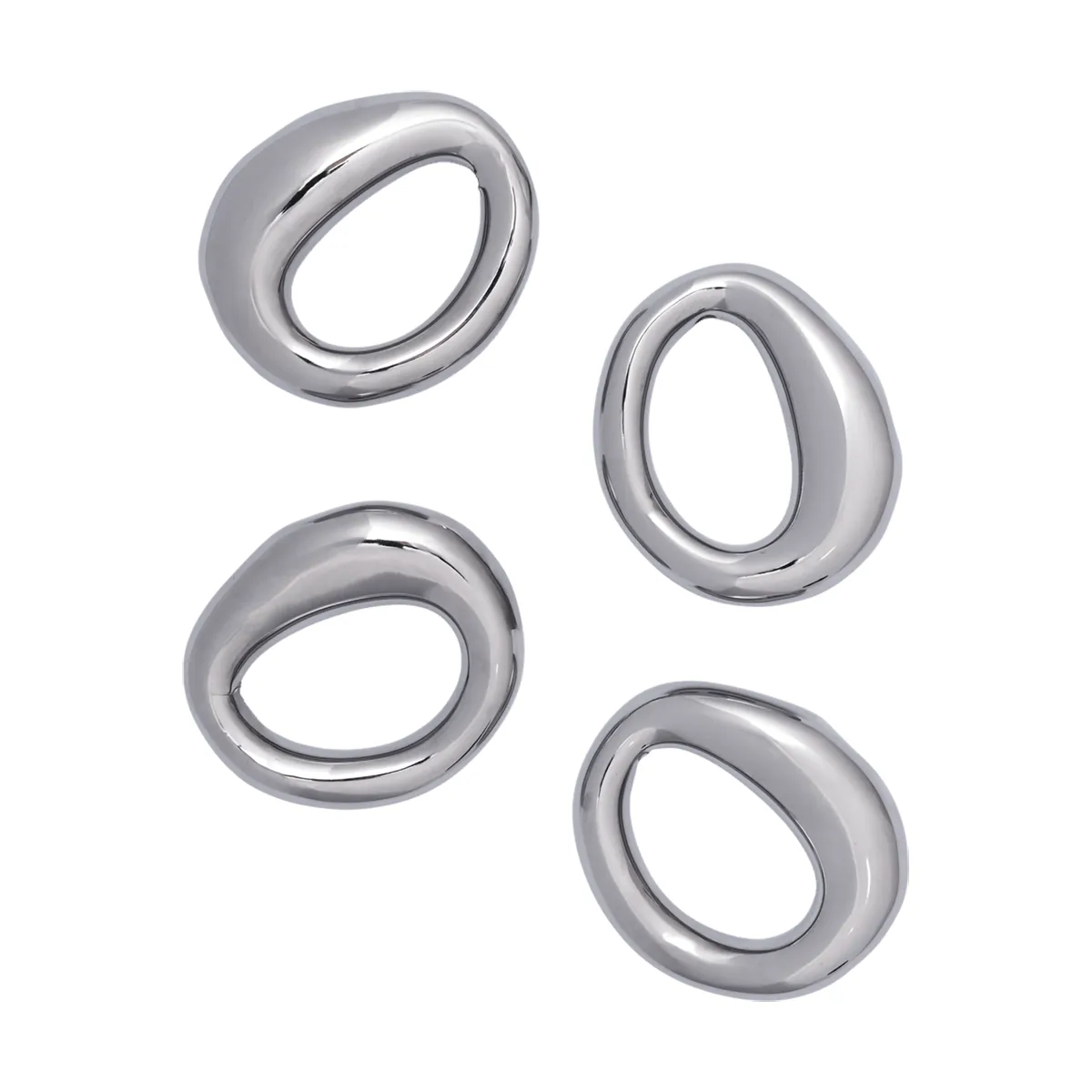 Orrith δαχτυλίδι πετσέτας 4-πακ, Ασήμι Ferm Living