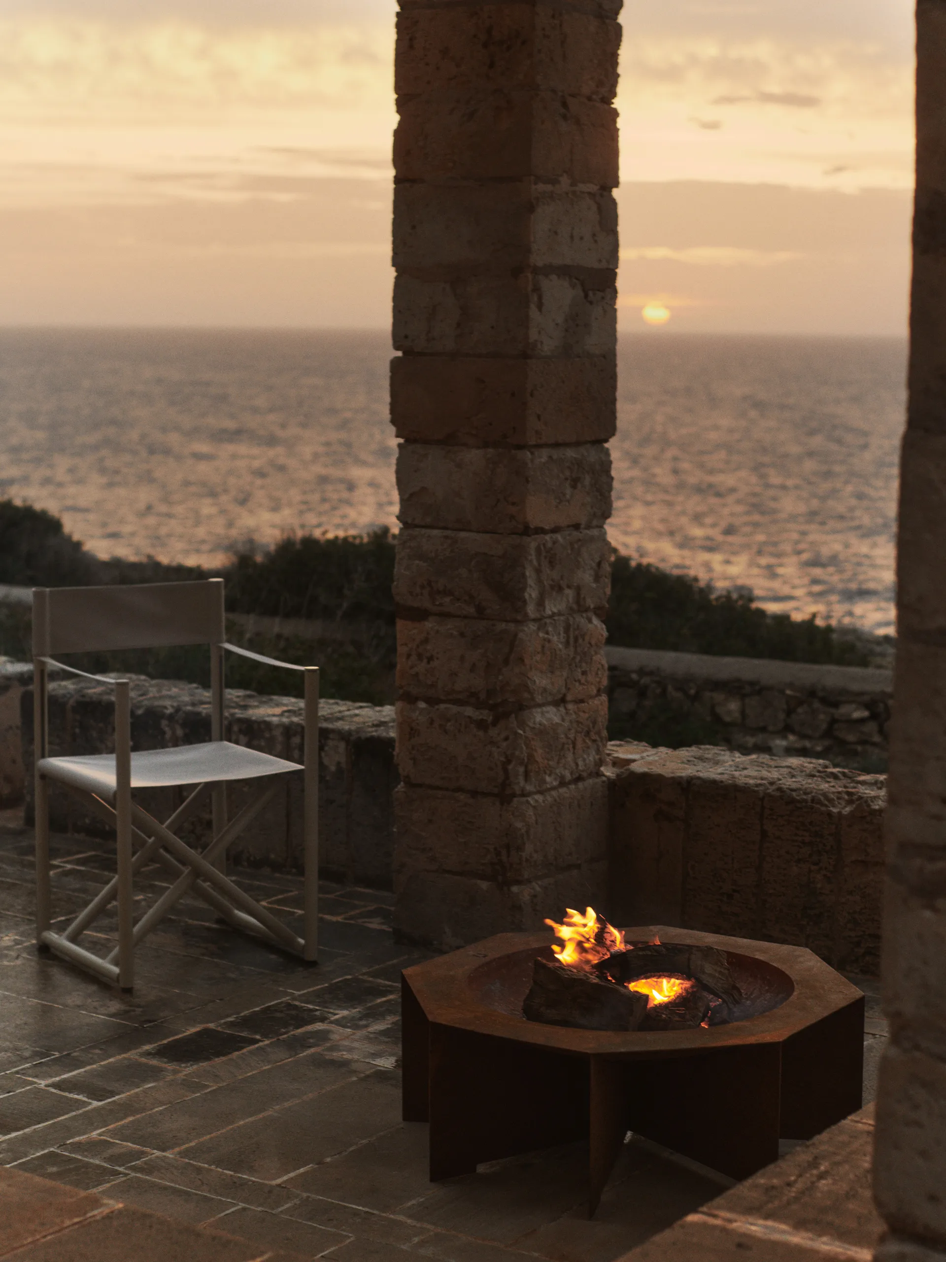 Otto fire pit εστία, Rust, Ø85,5x29 cm Ferm Living