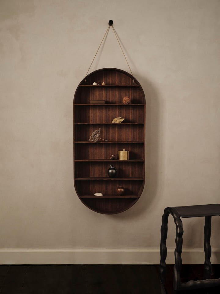Oval Dorm ράφι, Smoked oak Ferm Living