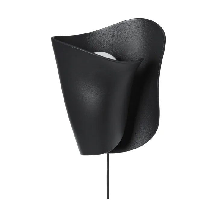 Oyster wall sconce επιτοίχιο φωτιστικό - Μαύρο - Ferm Living