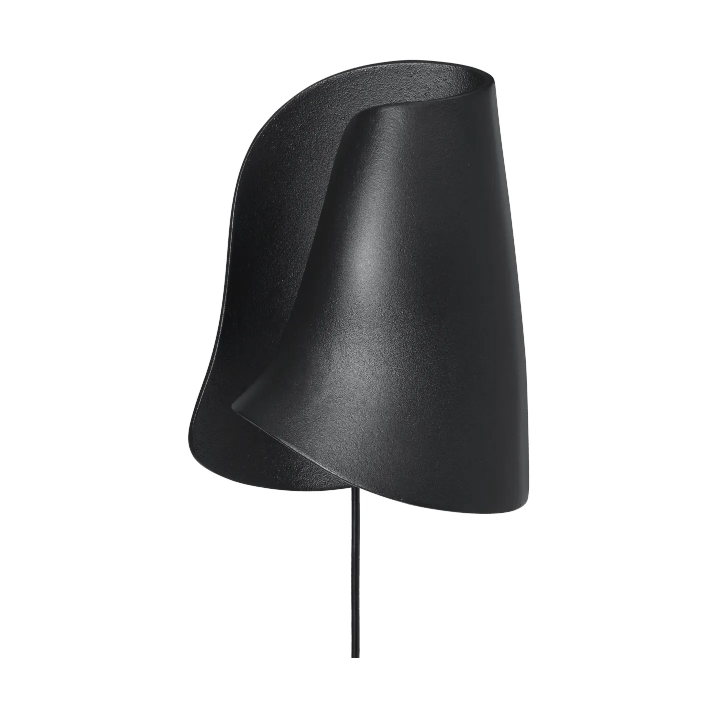 Oyster wall sconce επιτοίχιο φωτιστικό, Μαύρο Ferm Living