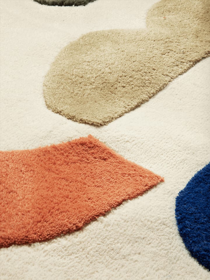 Θυσανωτό χαλί Panto, Off white, Ø130 cm Ferm Living