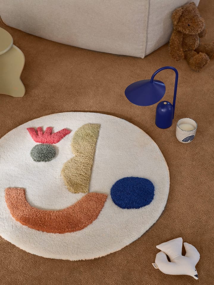 Θυσανωτό χαλί Panto, Off white, Ø70 cm Ferm Living