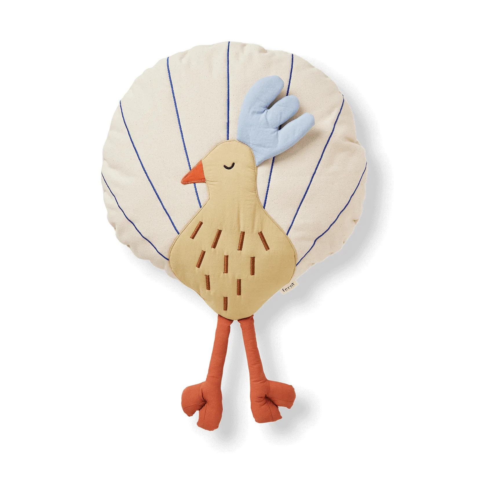 Peacock μαξιλάρι, Silver Fern-undyed Ferm Living