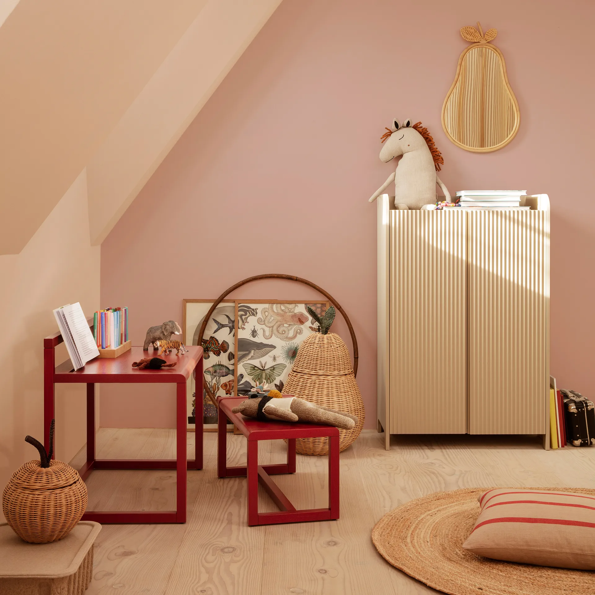 Pear καθρέφτης 37x62 cm, Φυσικό Ferm Living