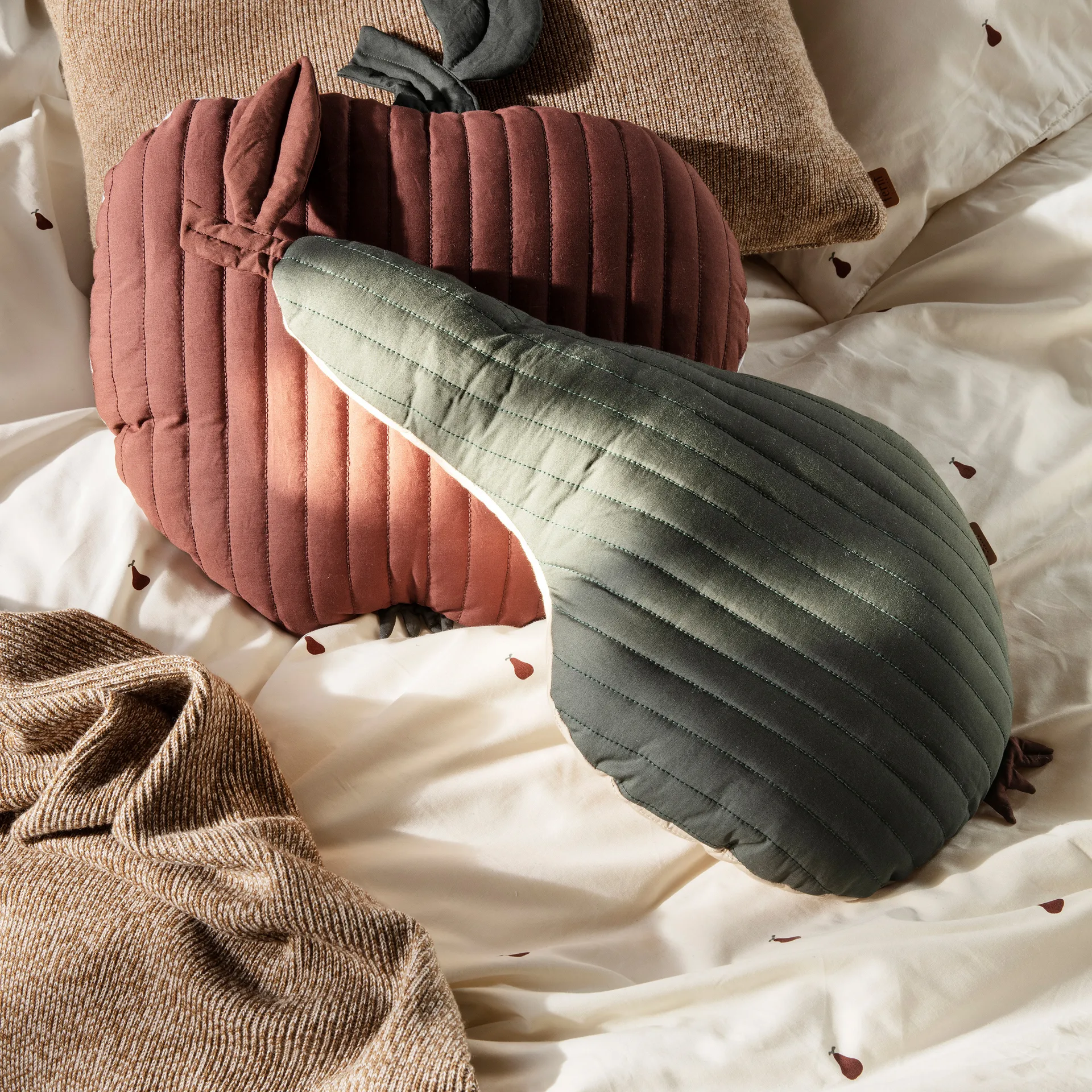 Pear σετ κρεβατιού 70x100 cm, Υπόλευκο-κανελί Ferm Living