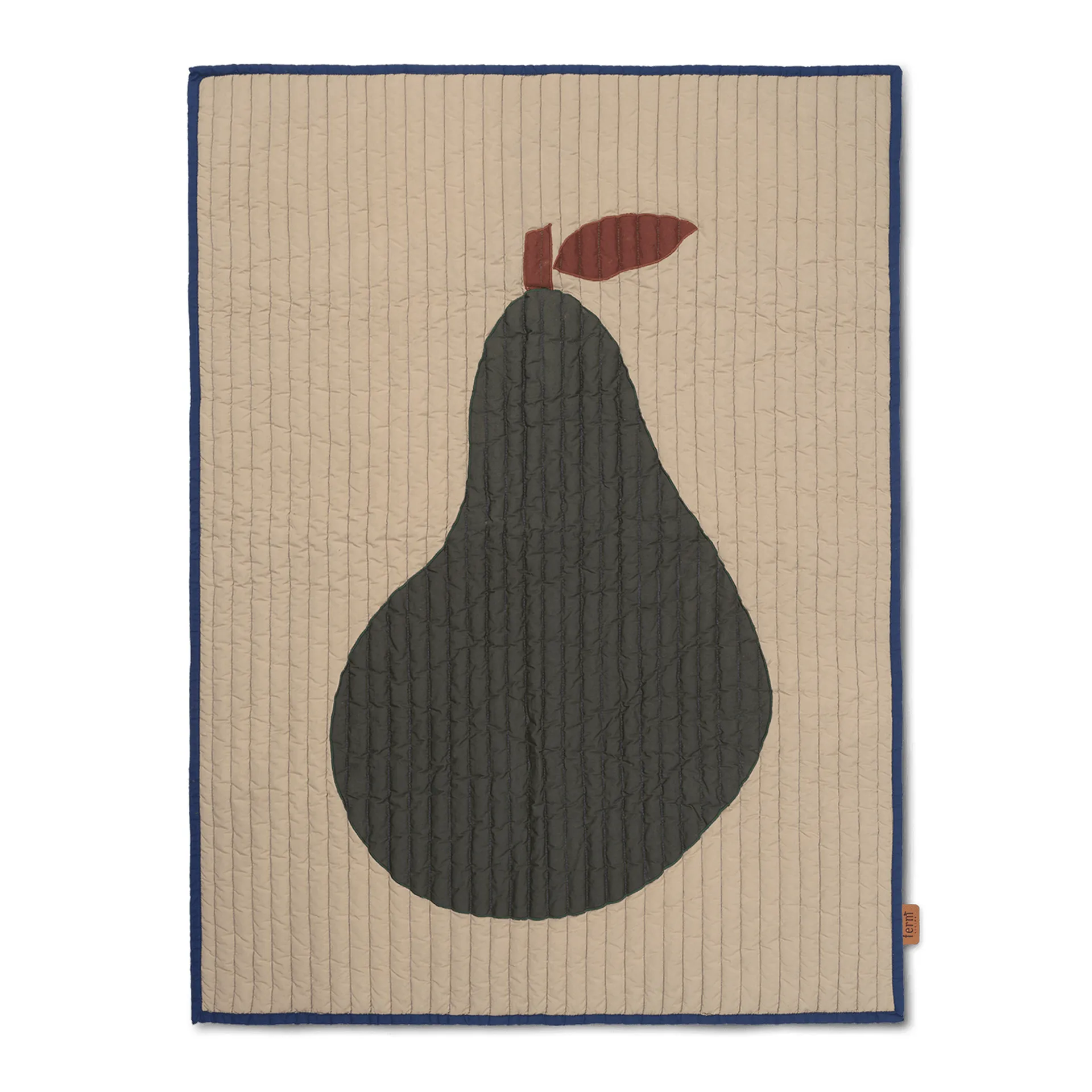 Pear κουβέρτα 80x110 cm, Άμμος-σκούρο πράσινο Ferm Living