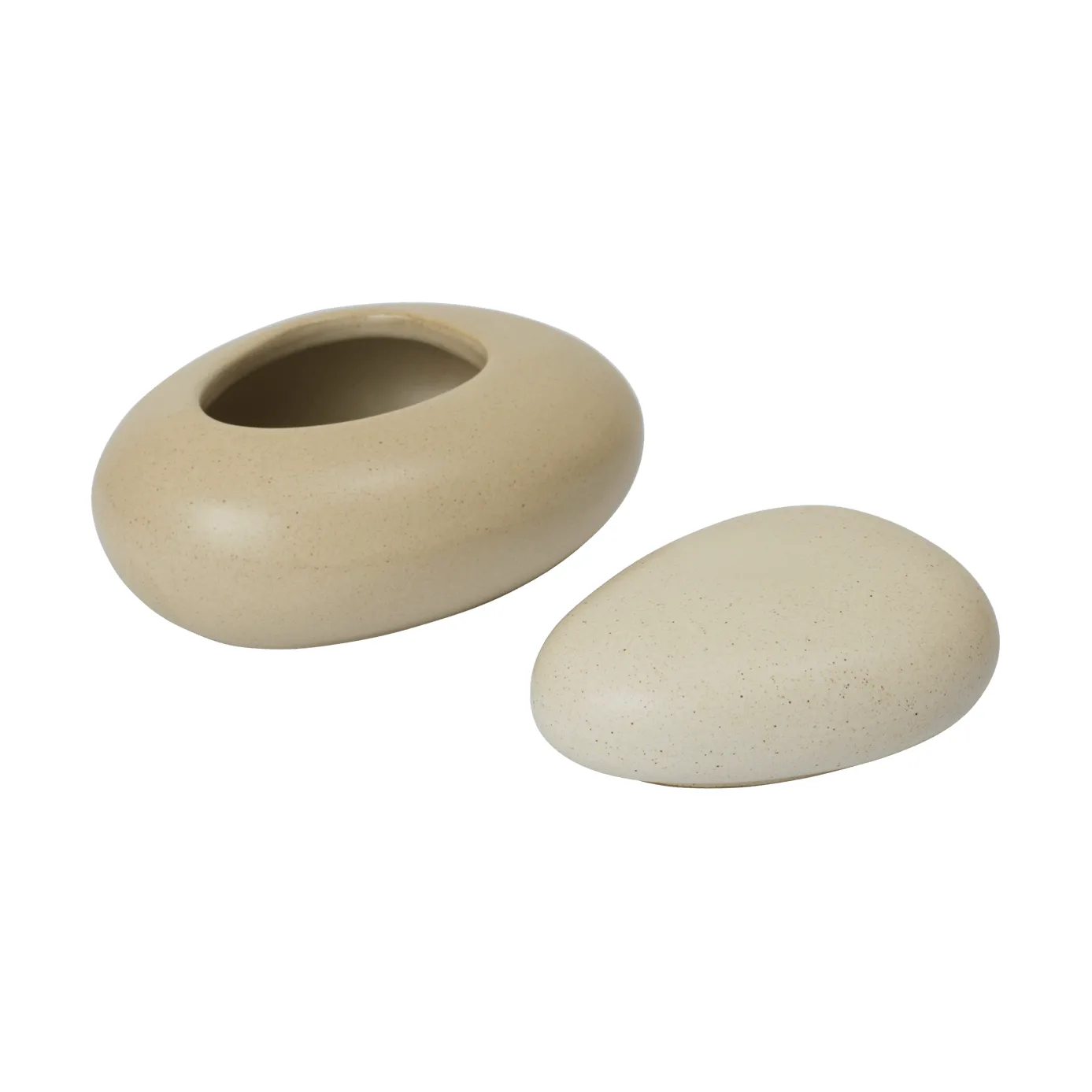 Pebble κούτι medium, Sand/Cream Ferm Living