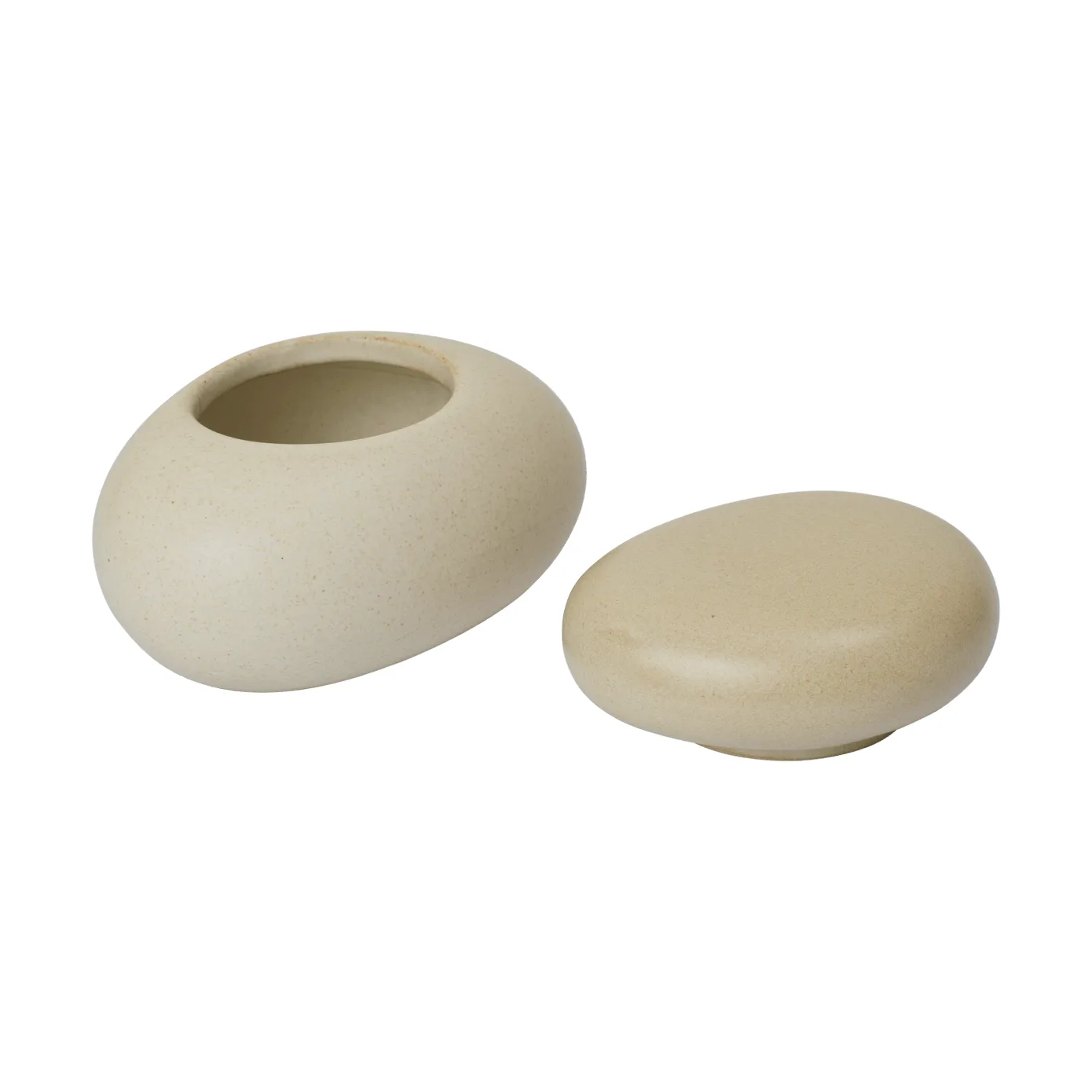 Pebble κούτι small, Sand/Cream Ferm Living
