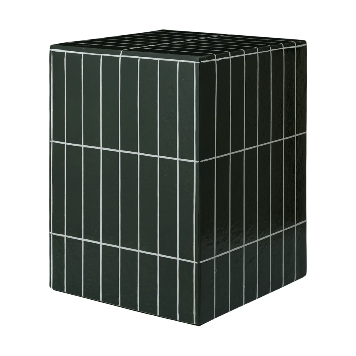 Pillar πλαϊνό τραπέζι, Dark green, 32x32x42 εκ. Ferm Living