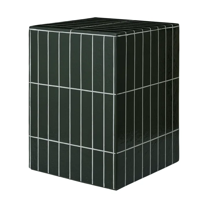 Pillar πλαϊνό τραπέζι - Dark green, 32x32x42 εκ. - Ferm Living