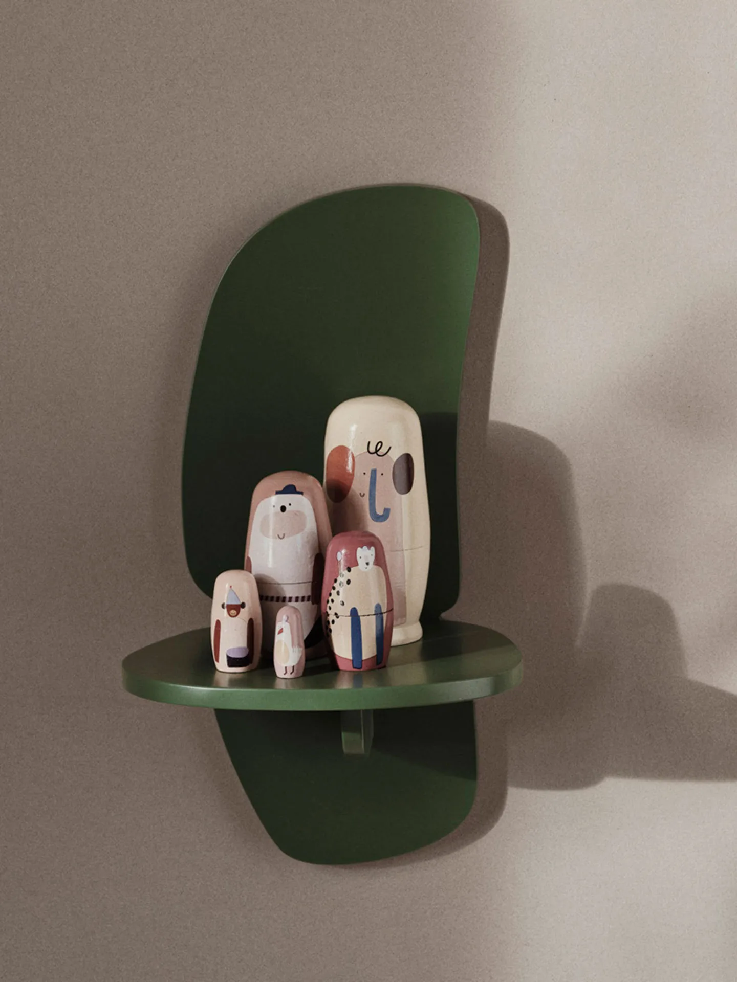 Ράφι τοίχου Pilu 40 cm, Verdant Green Ferm Living