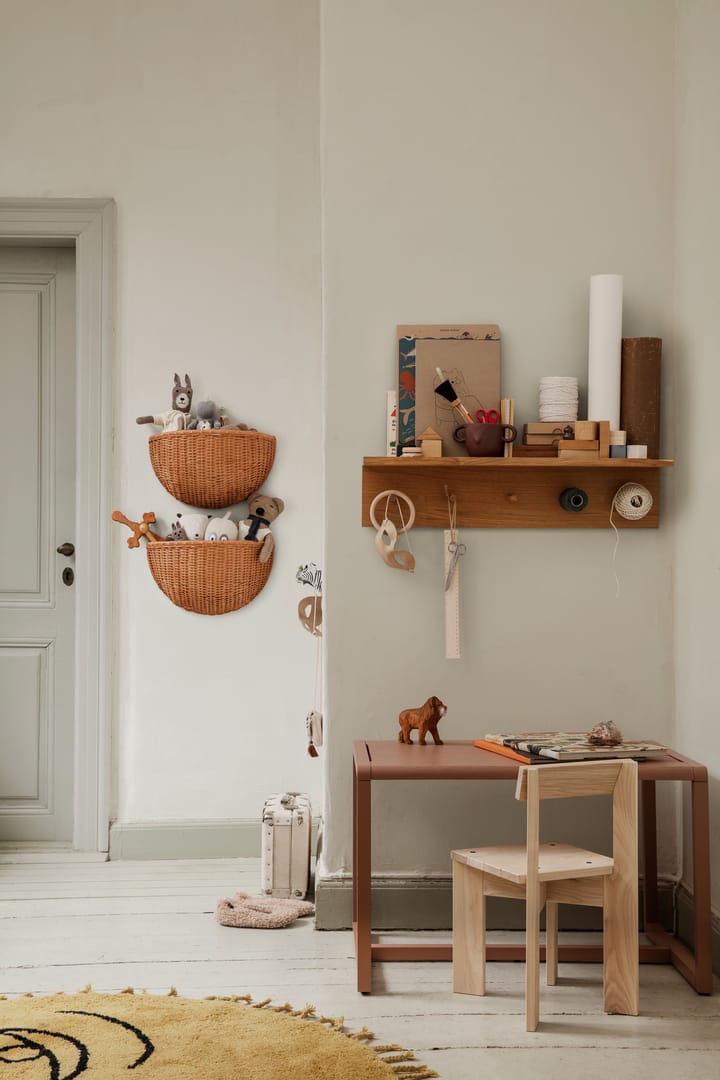 Place Rack άγκιστρα και ράφι δρυς, Μεσαίο Ferm Living