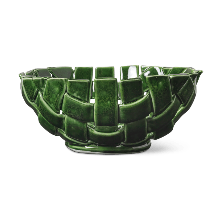 Plait μπολ Ø24 cm - Emerald green - Ferm Living