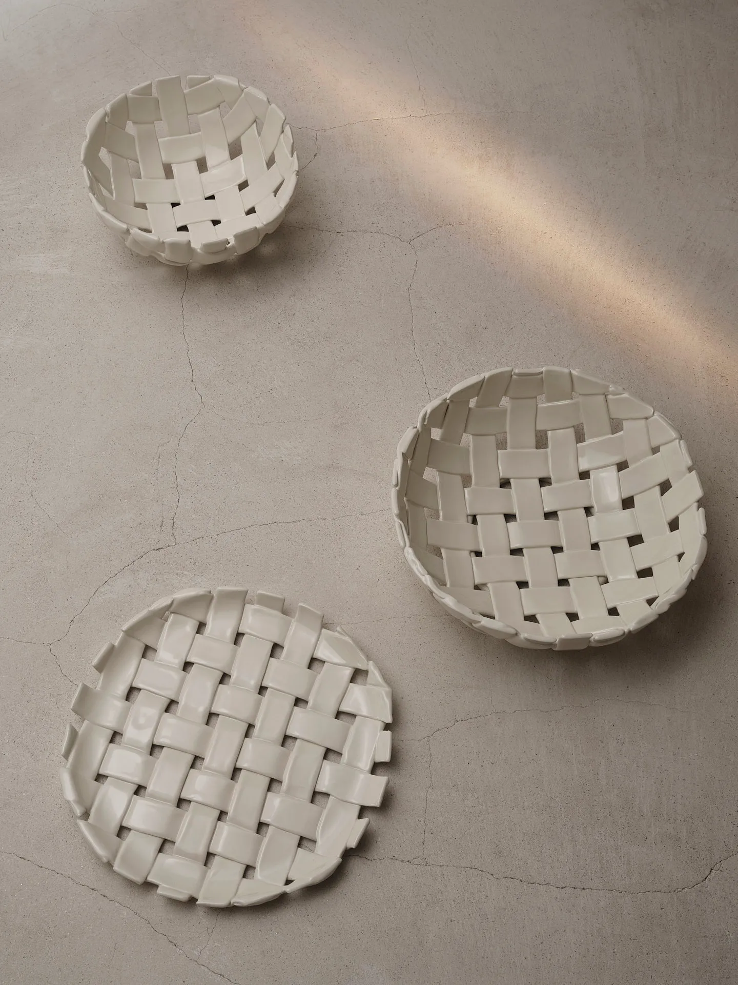 Plait μπολ Ø30 cm, Off white Ferm Living