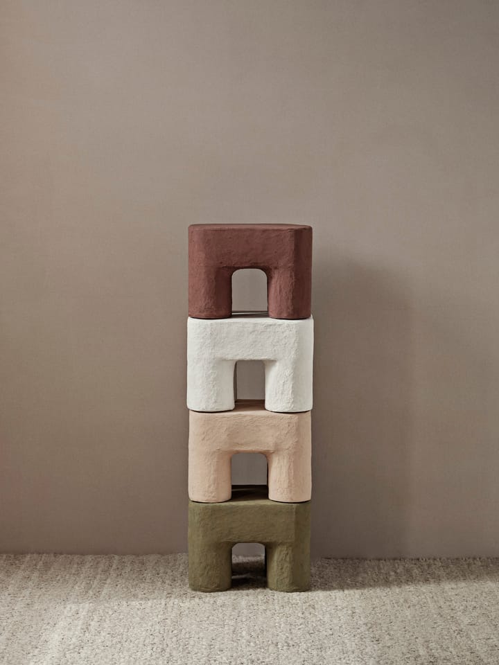 Podo σκαμπό, Red Brown Ferm Living