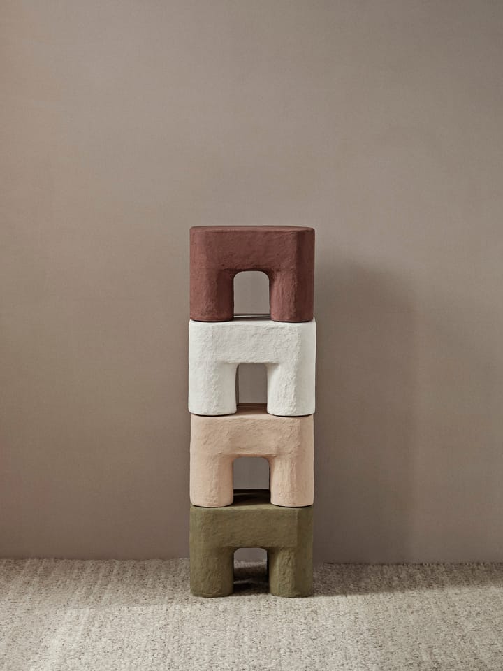 Podo σκαμπό - Red Brown - ferm LIVING