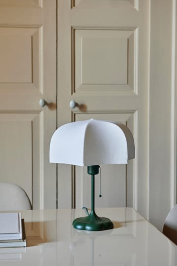 Poem επιτραπέζιο φωτιστικό Ø30x42 εκ - White-grass green - Ferm Living