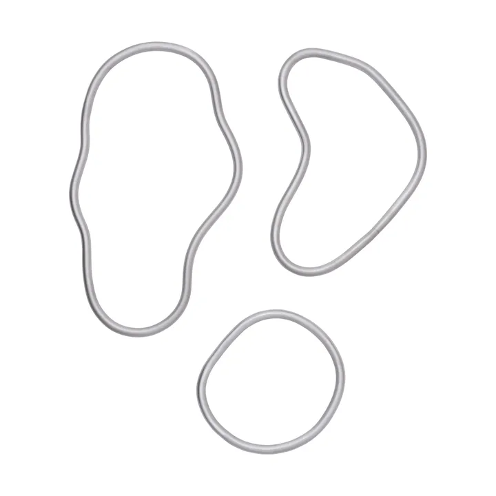 Pond βάση 3 τεμάχια - Aluminium - Ferm Living